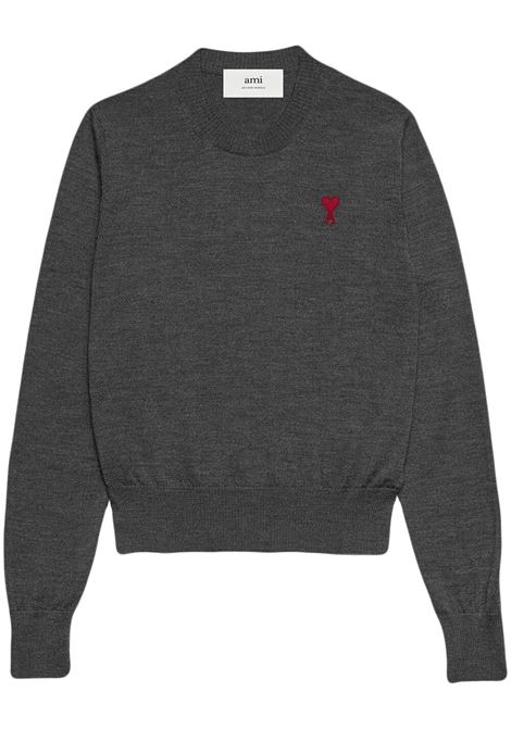 Grey Ami de Coeur jumper AMI Paris - women